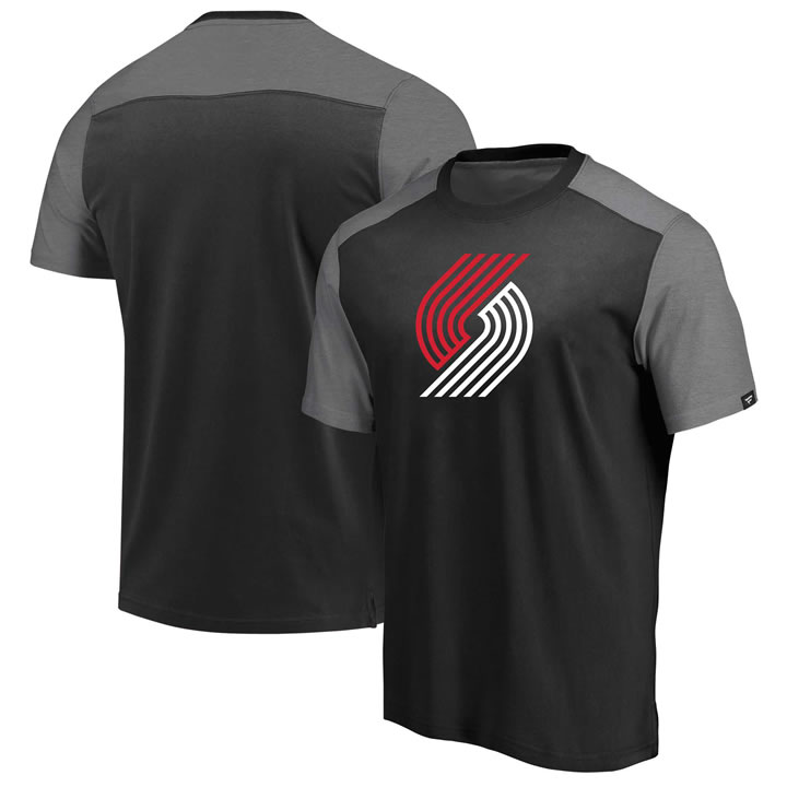 Portland Trail Blazers Fanatics Branded Iconic Blocked T-Shirt Black,We sell and wholesale Portland Trail Blazers Fanatics Branded Iconic Blocked T-Shirt Black on line form chian!